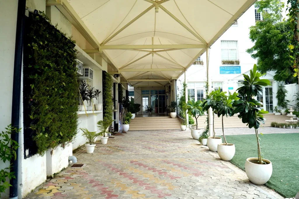 Pathway to the Building