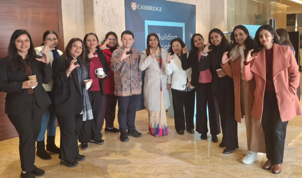 CMS teachers at the Cambridge Master Class held at New Delhi