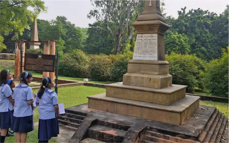 Grade 6 Cambridge learners visited the historic Residency in Lucknow