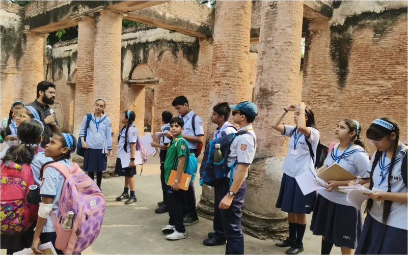 Grade 6 Cambridge learners visited the historic Residency in Lucknow