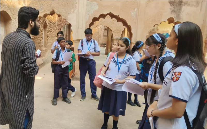 Grade 6 Cambridge learners visited the historic Residency in Lucknow
