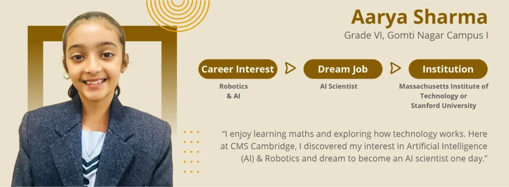 Future Pathways at CMS Cambridge - Aarya Sharma