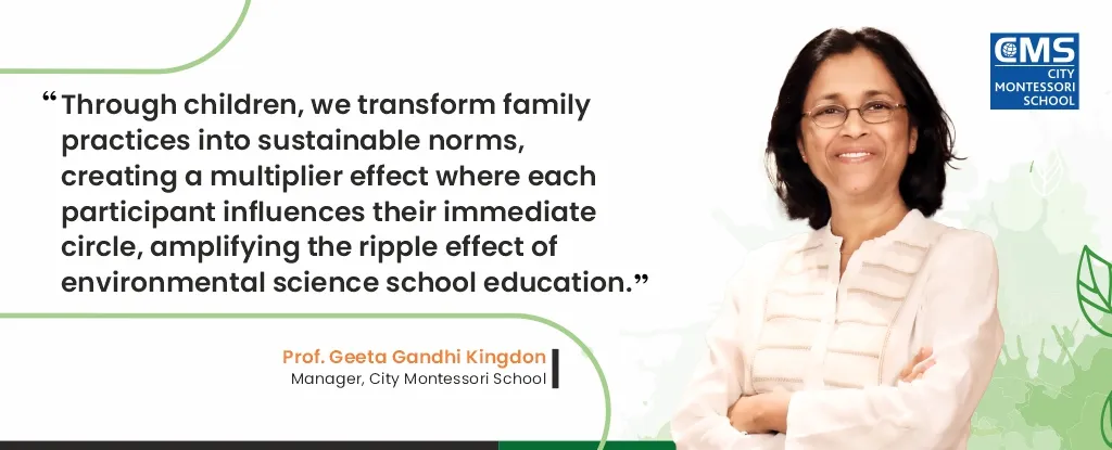 Prof. Geeta Gandhi Kingdon, CMS Manager and Chief Convenor of Eureka 2025