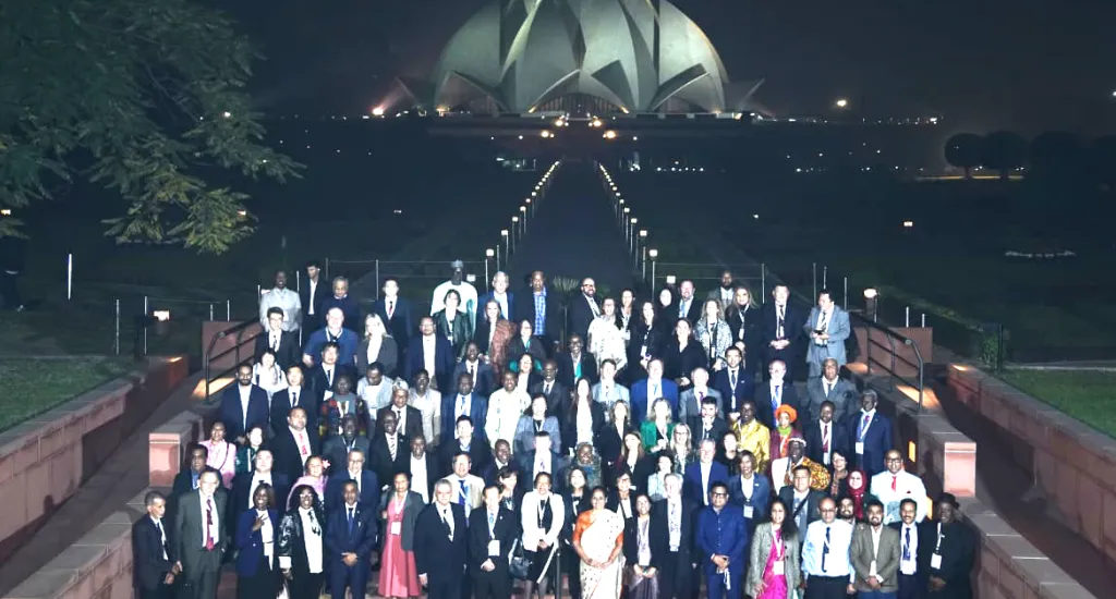 26th ICCJW 2025 - Group Photograph at Lotus Temple