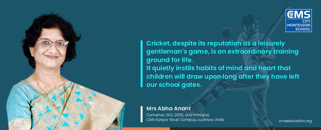 Mrs Abha Anant, Convenor ISCL 2025 and Principal, CMS Kanpur Road Campus