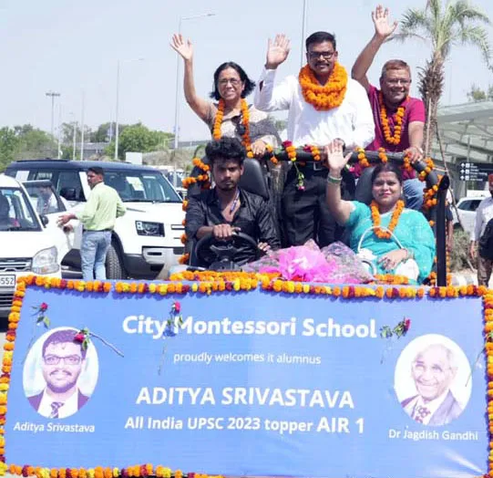 CMS News - Aditya Srivastava AIR 1