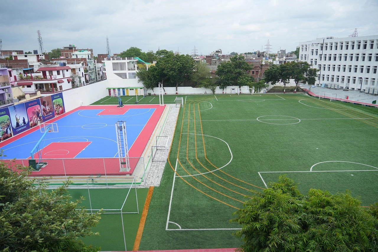 Basketball Court and Football Ground