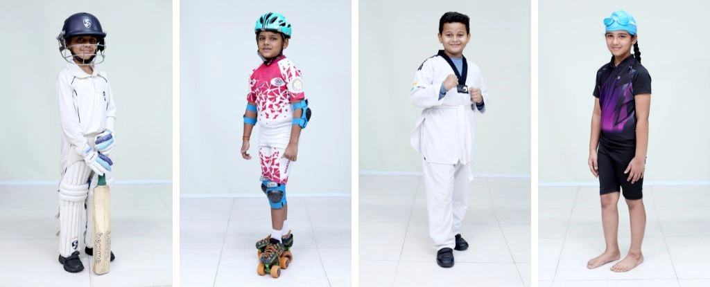 Budding athletes from CMS Rajendra Nagar Campus I