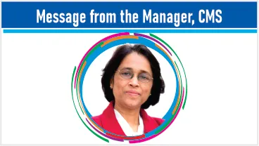 Prof. Geeta Gandhi Kigndon, Manager, CMS