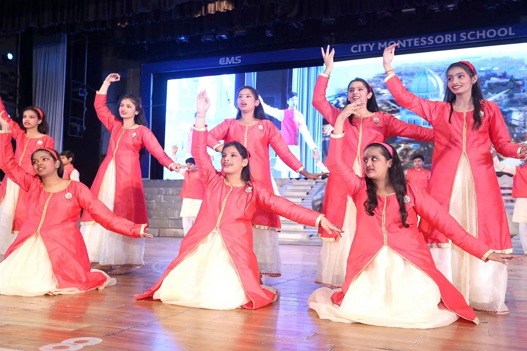 Student performing on annual day