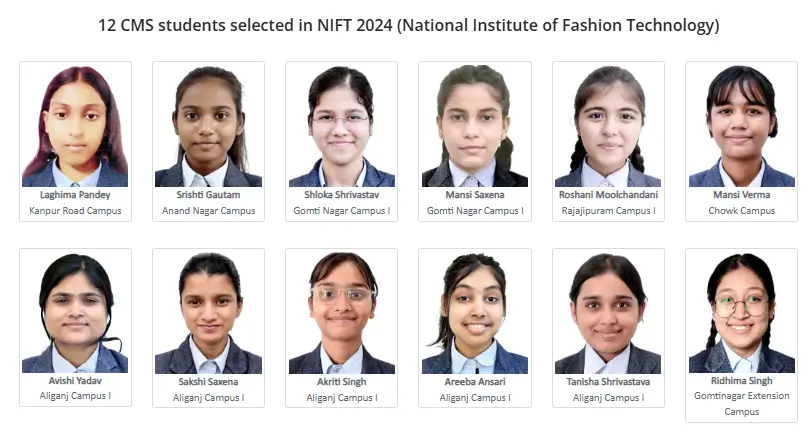 12 CMS Students Excel in NIFT 2024 Selection12 CMS Students Excel in NIFT 2024 Selection