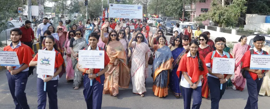 CMS ICSE Board Exam 2025 Toppers Perform the Victory March