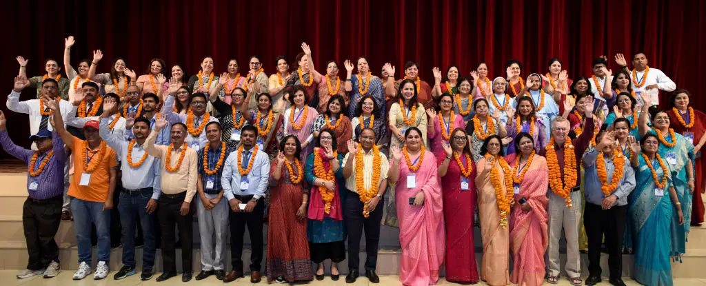Participants of the 3 day International Conference of Principals organised by the City Montessori School (CMS)