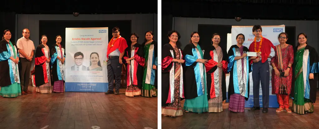 Glimpses of the Felicitation Ceremony Distinguished Scholars being Awarded with Medals and Cheques