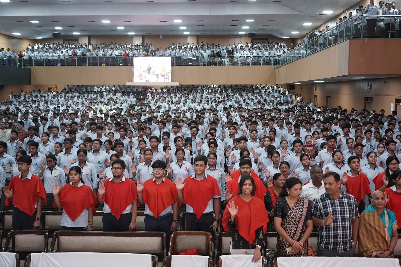 CMS Toppers at a Grand Felicitation Ceremony conducted at CMS Gomti Nagar Extension Campus